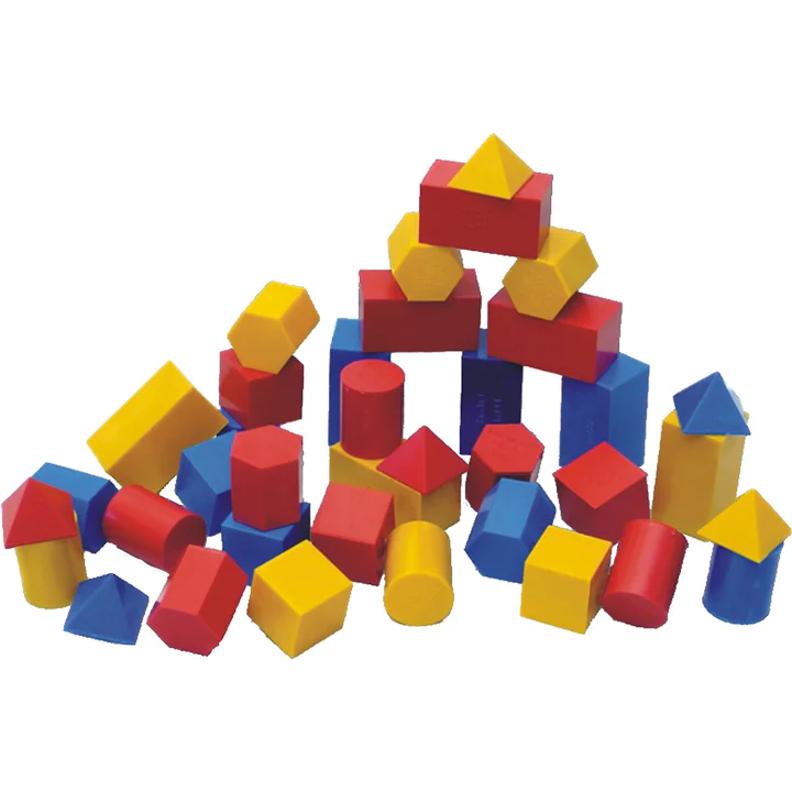 Geometric 3D Objects (15pc Glued)