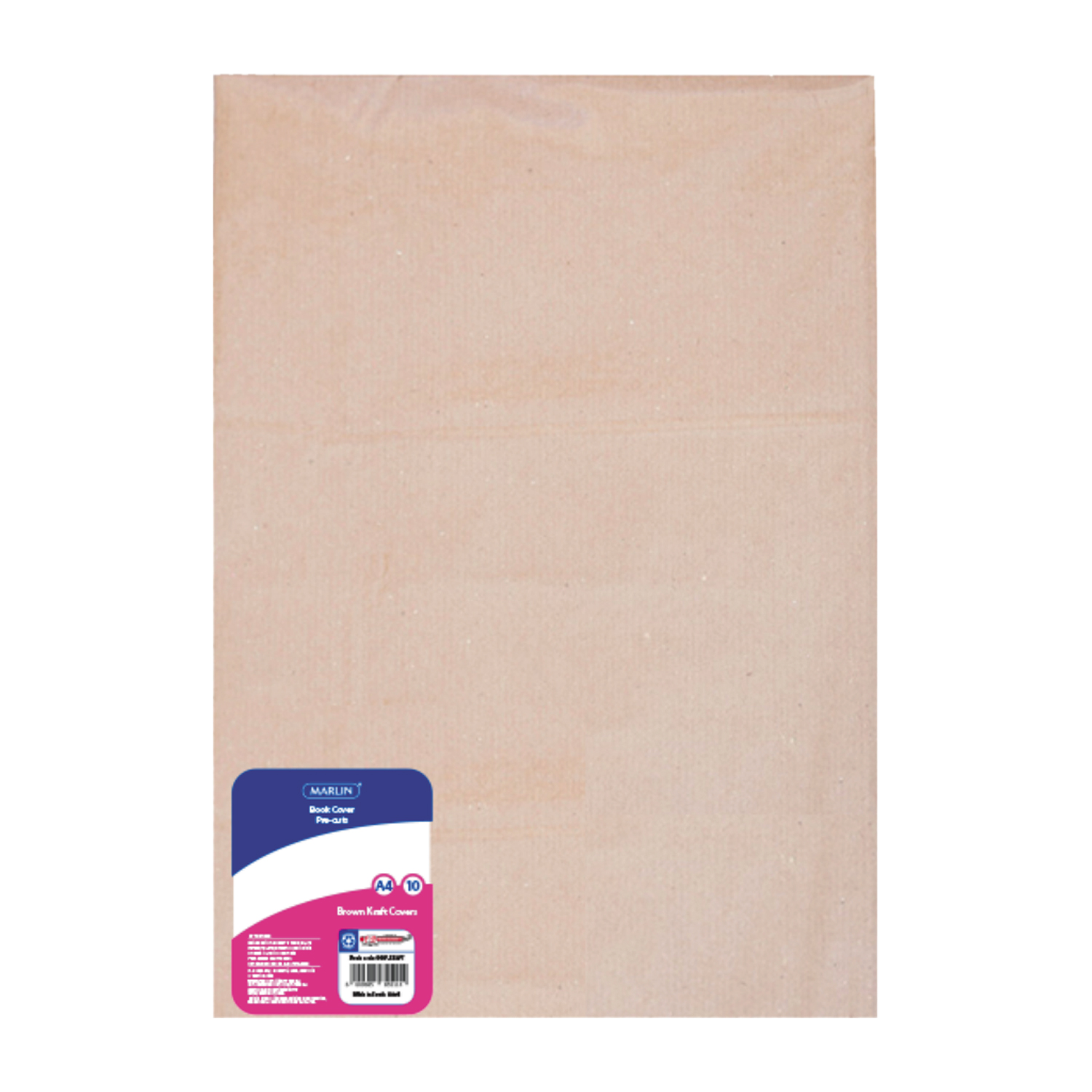 Marlin Precut Book Covers A4 Brown Kraft 10’s