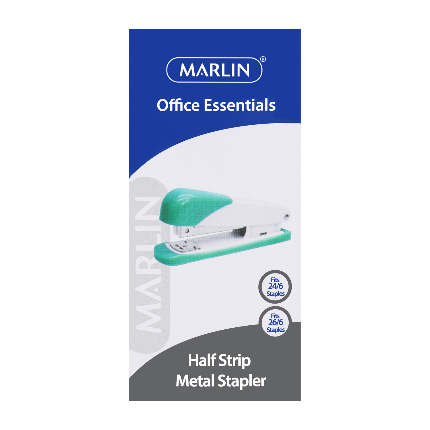 Marlin Office Essentials Metal ½ Strip Stapler 26/6