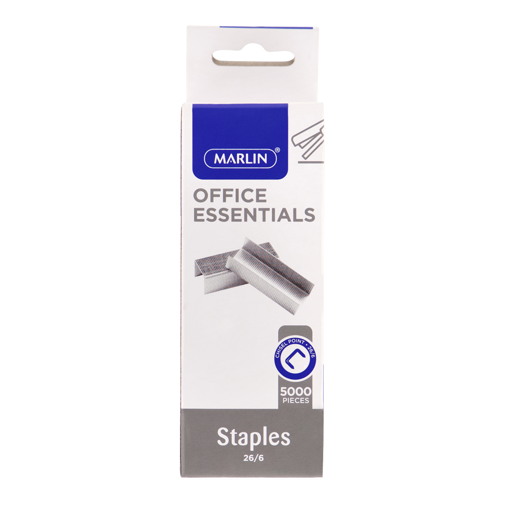 Marlin Office Essentials Staples 26/6