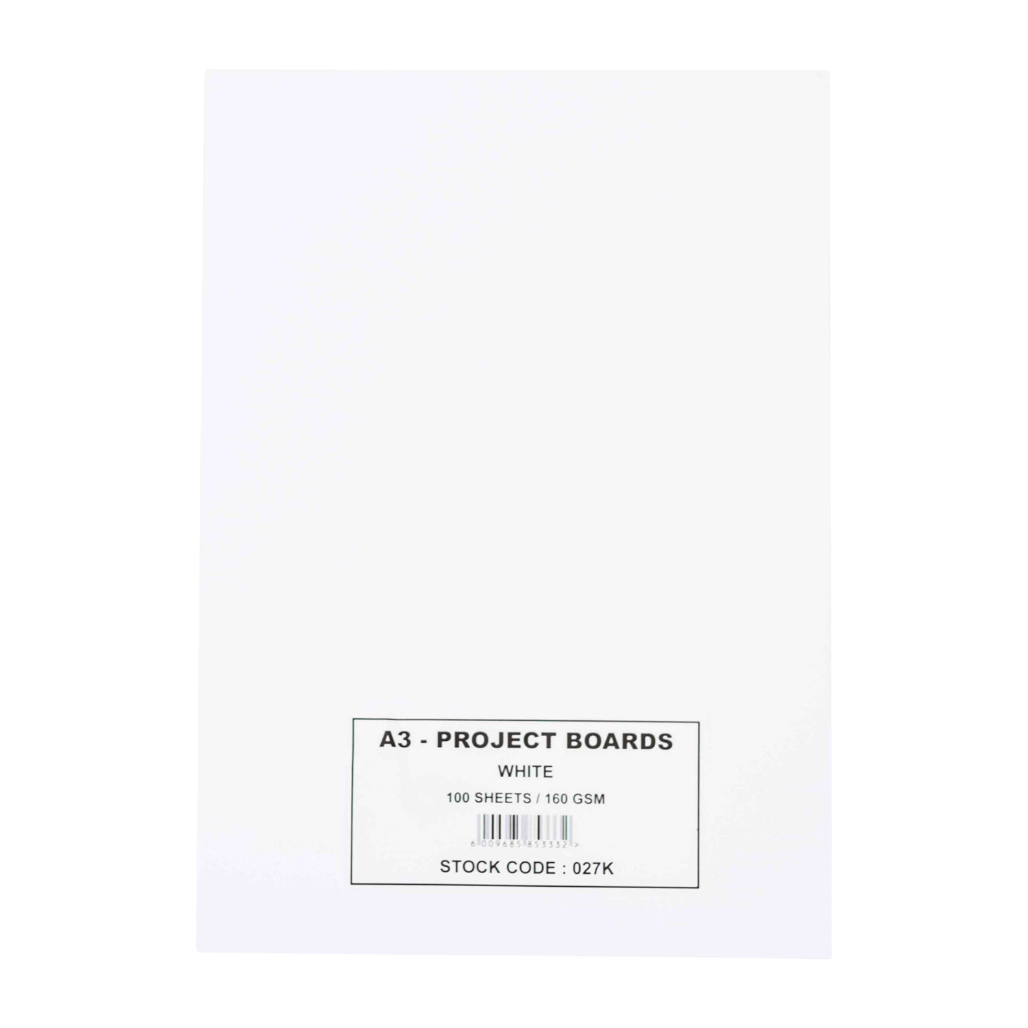 Marlin Project Boards A3 160gsm 100’s White