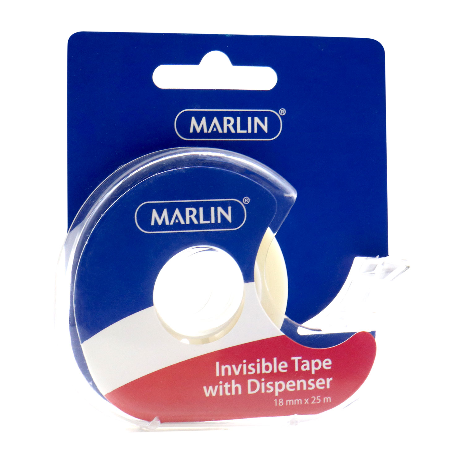 Marlin Snail Tape With Dispenser Invisible