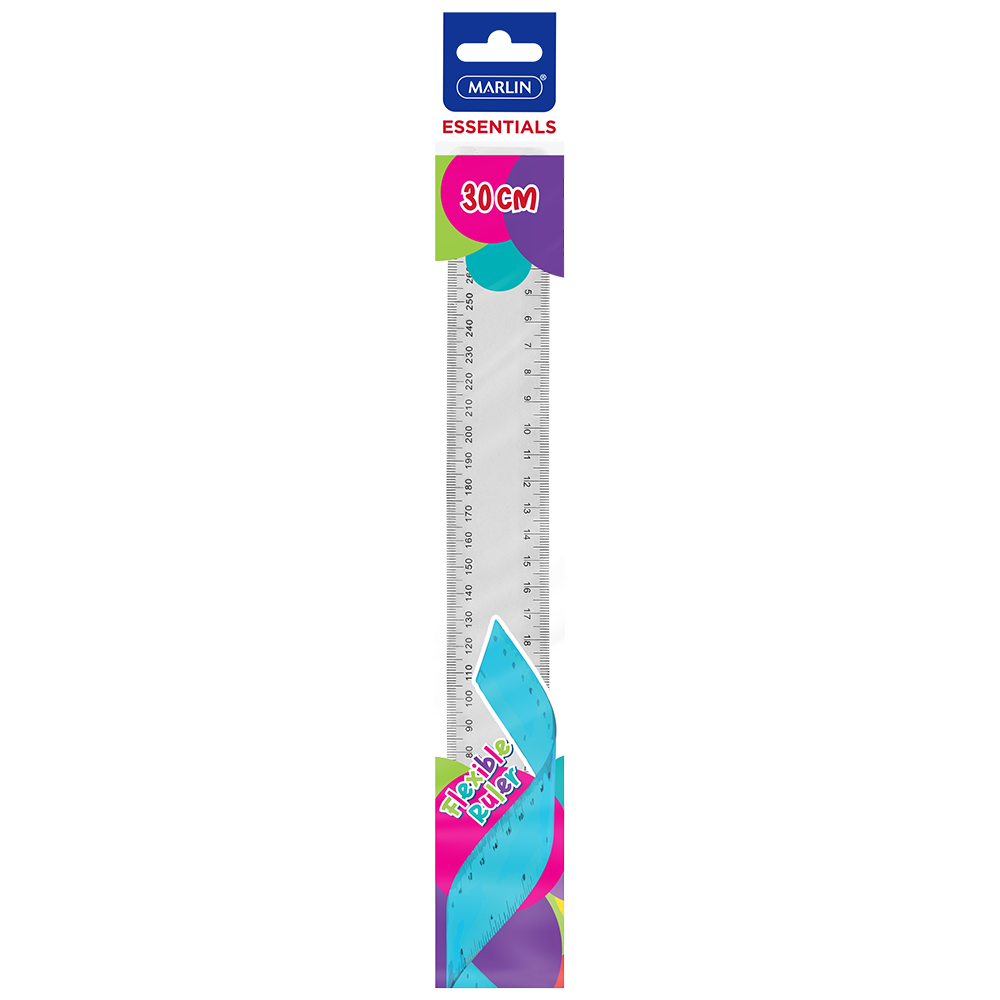 Marlin Flexible Rulers 30cm