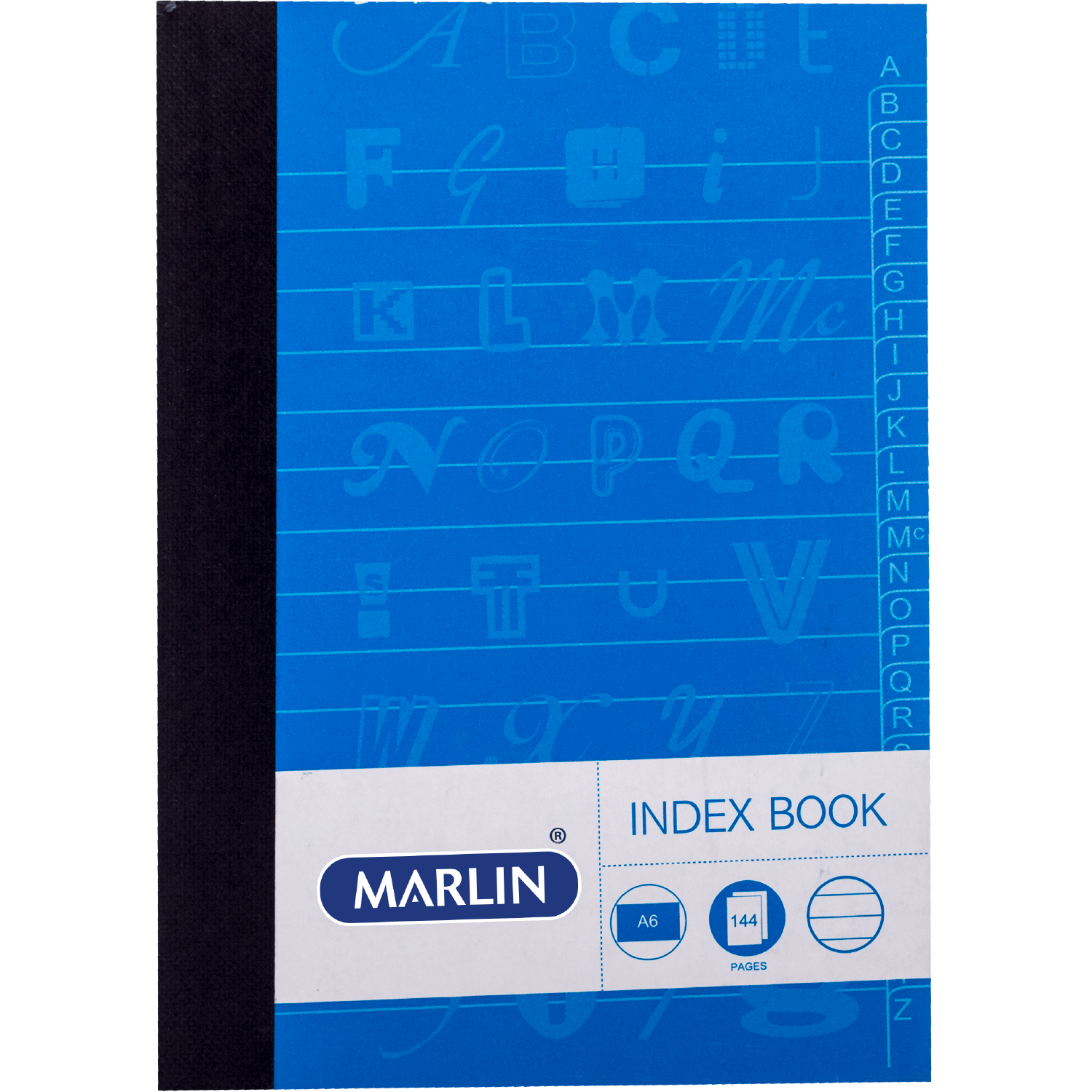 A6 144p Indexed A-Z Memo Book