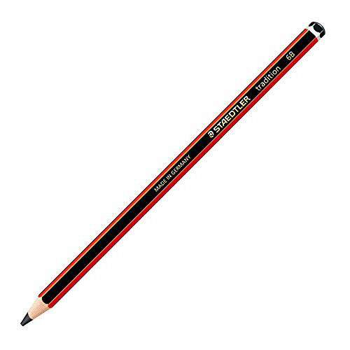 Staedtler 110-4B Tradition 6B Red/Blk Pencils - Box-12