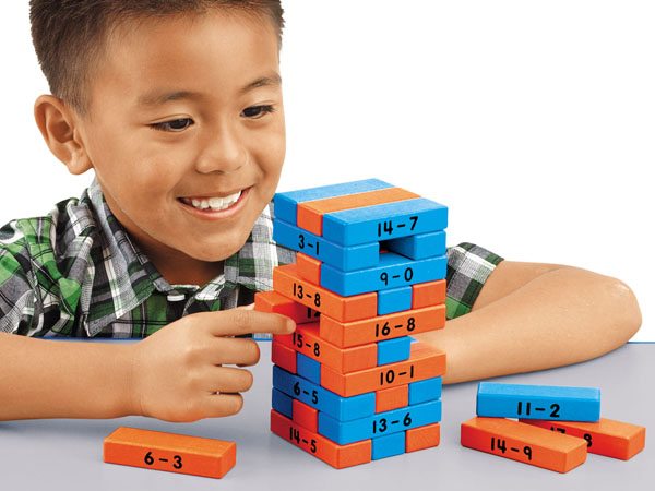 Subtraction Tower Of Math Game
