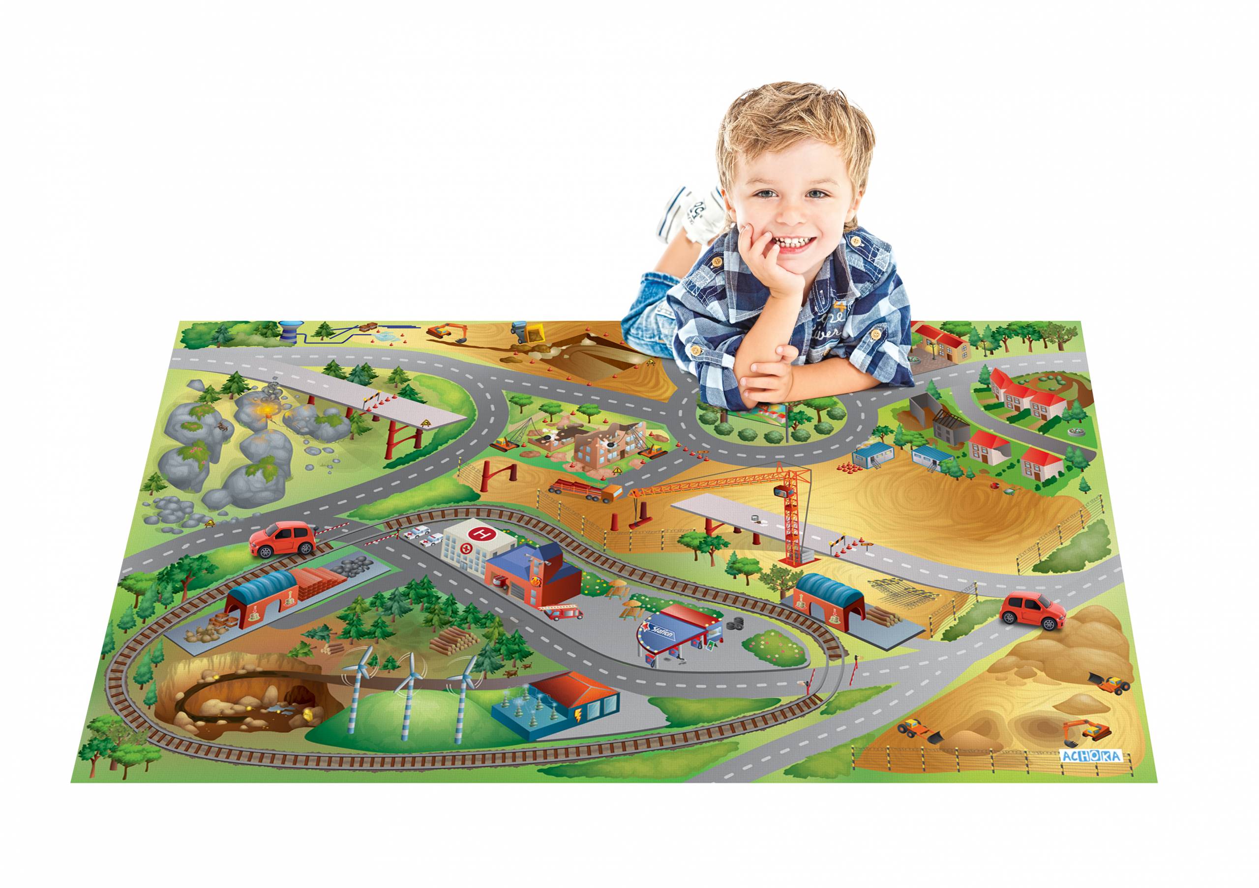 Playmat Building City