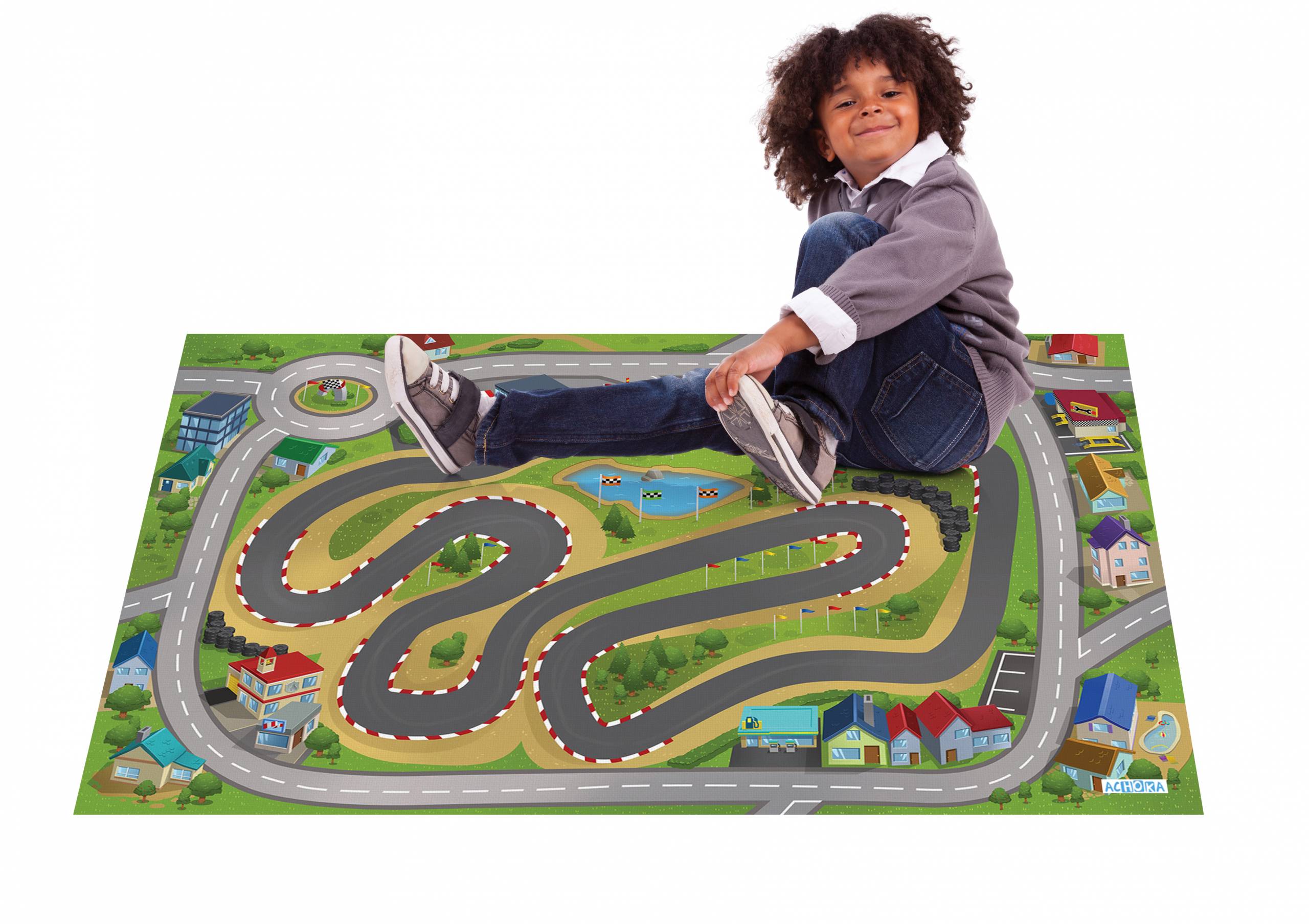 Playmat City Racing