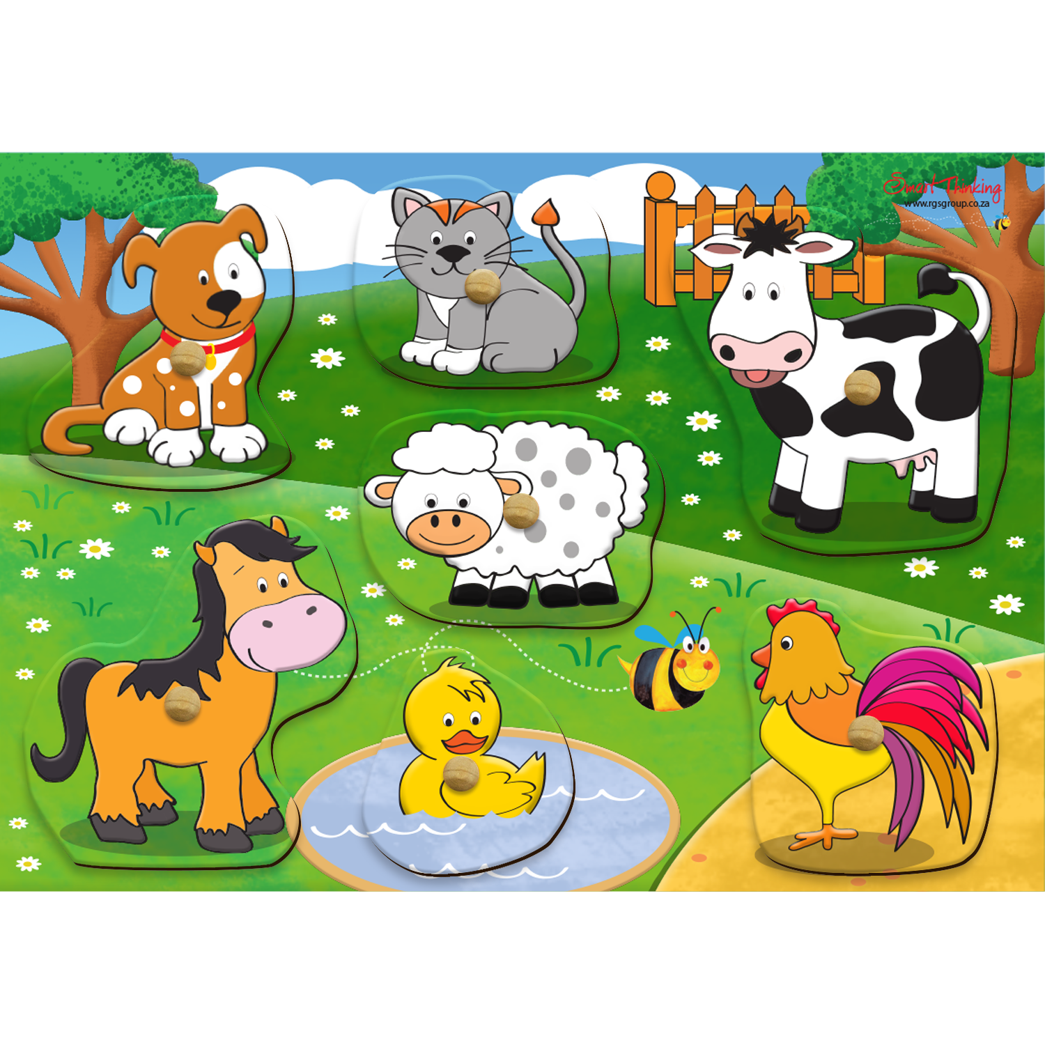 Farm Peg Puzzle - 7 Piece