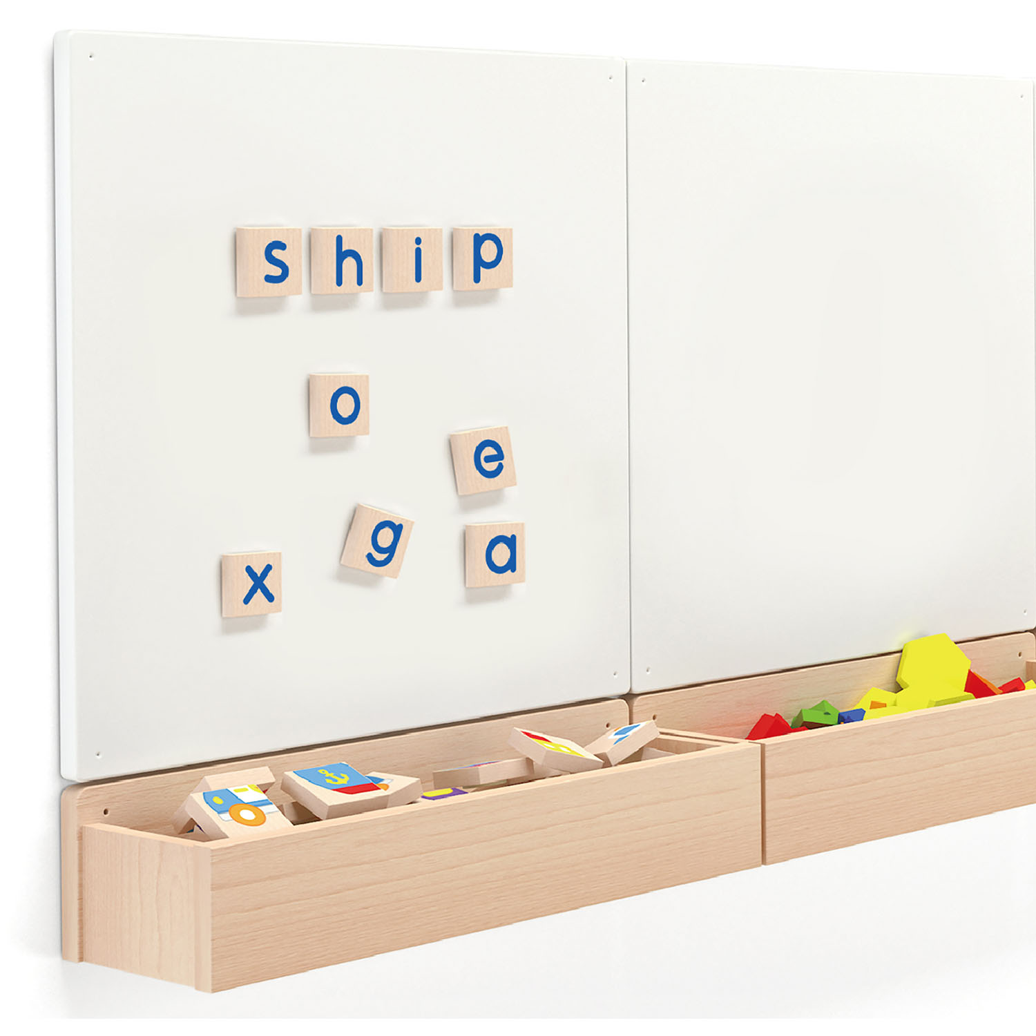 Magnetic Dry Easel Board Letter Tiles