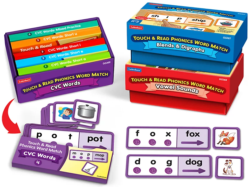 Touch & Read Phonics Word Match Complete Set