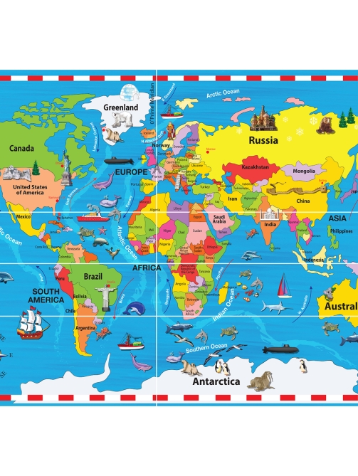 World Map Puzzle