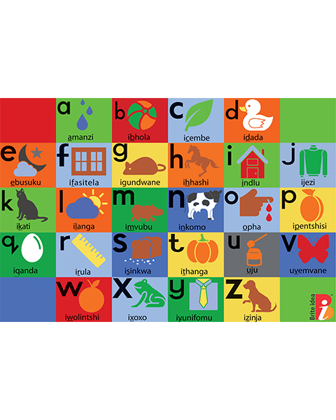 Isizulu Alphabet Carpet