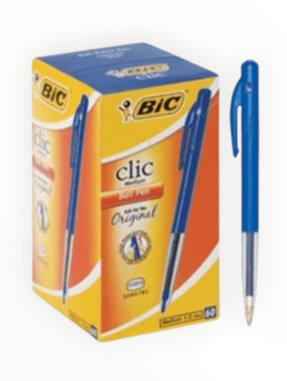 bic-school-stationery-bic-clic-medium-ballpoint-pens-blue-box-of-60-32009323282521