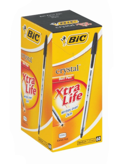 bic-school-stationery-bic-crystal-xtra-life-ballpoint-pens-black-box-of-60-32009310863449