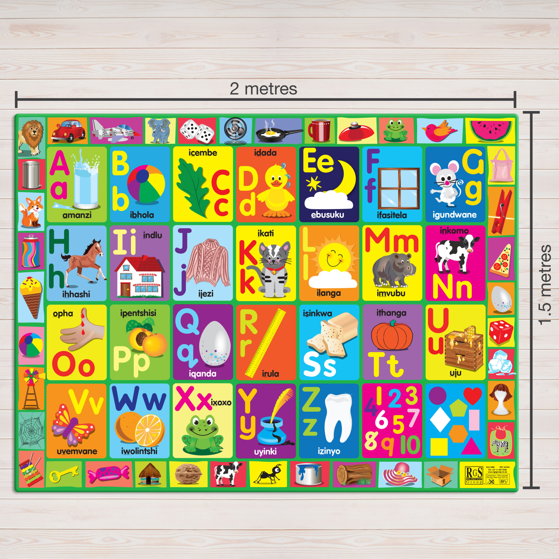 ABC Activity Play Mat – Isizulu