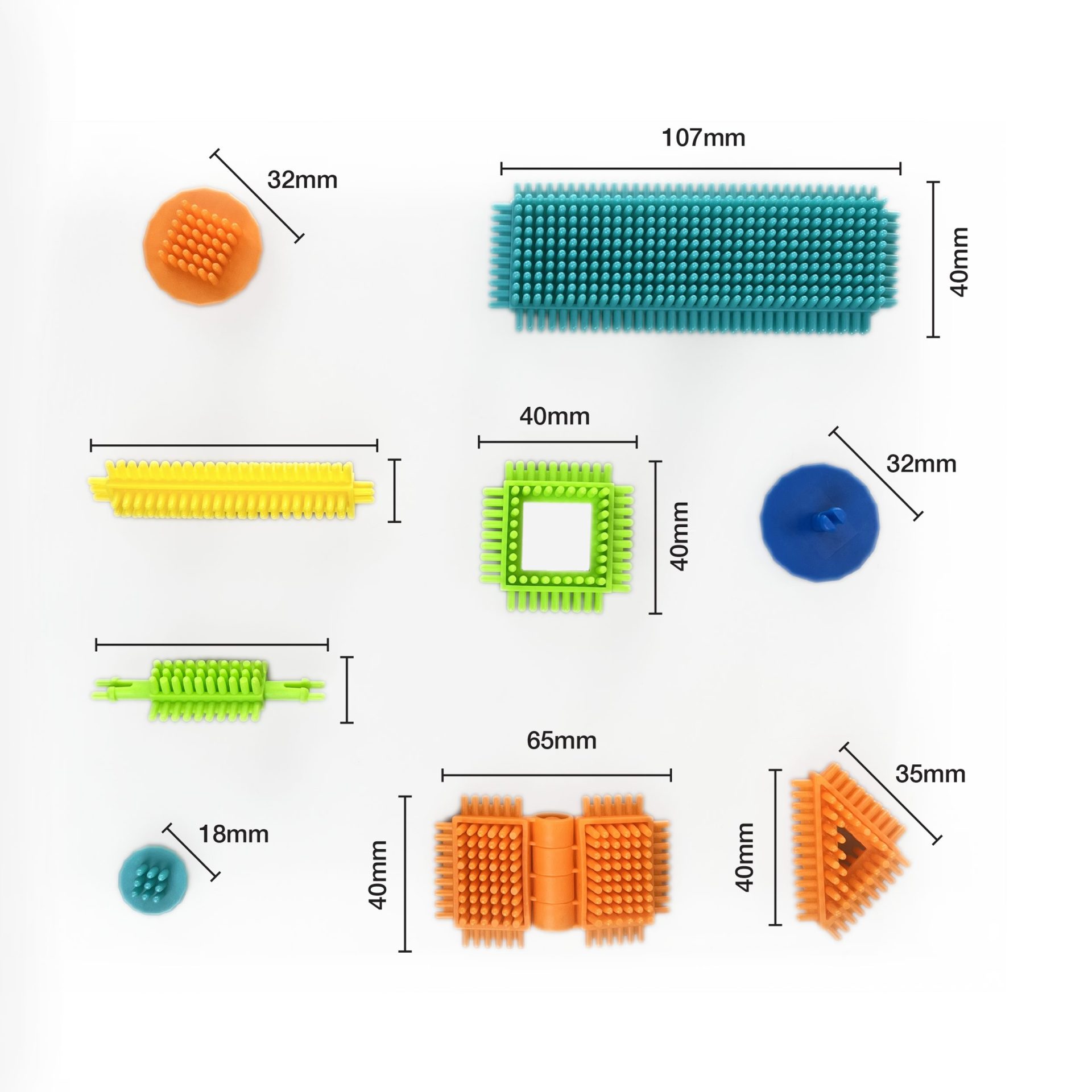 Bristle Blocks 100pc - Image 2